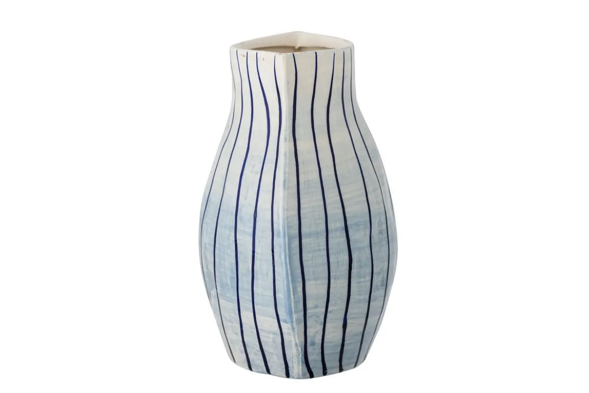Vase „Bleir“ – handbemaltes Steingut