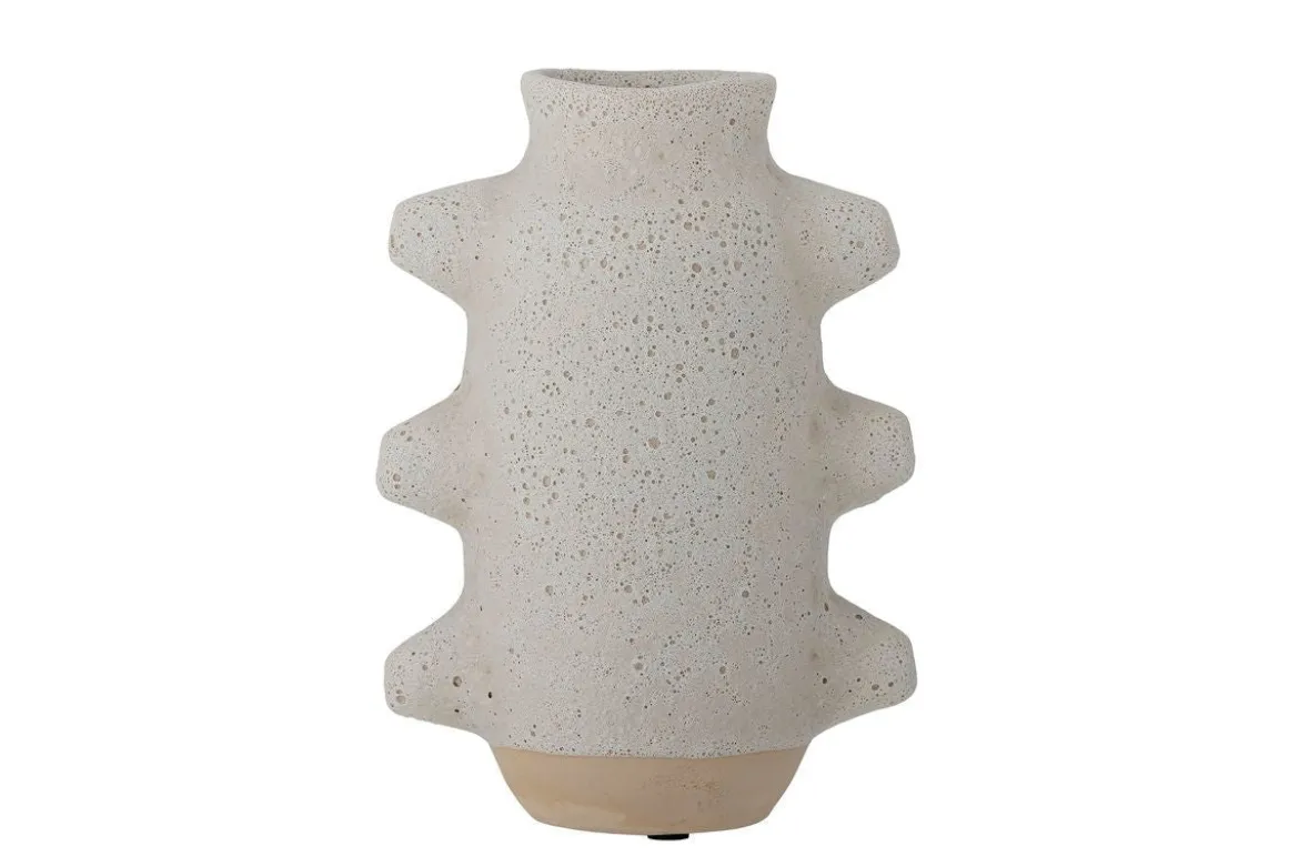Vase "Brisku" - graue Keramikvase