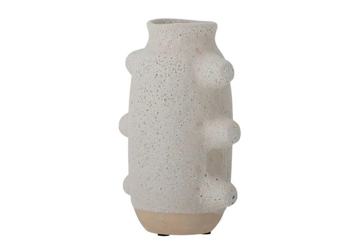Vase "Brisku" - graue Keramikvase