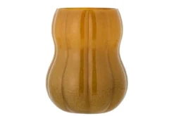 Vase „Brunella“ – Braunes Glas