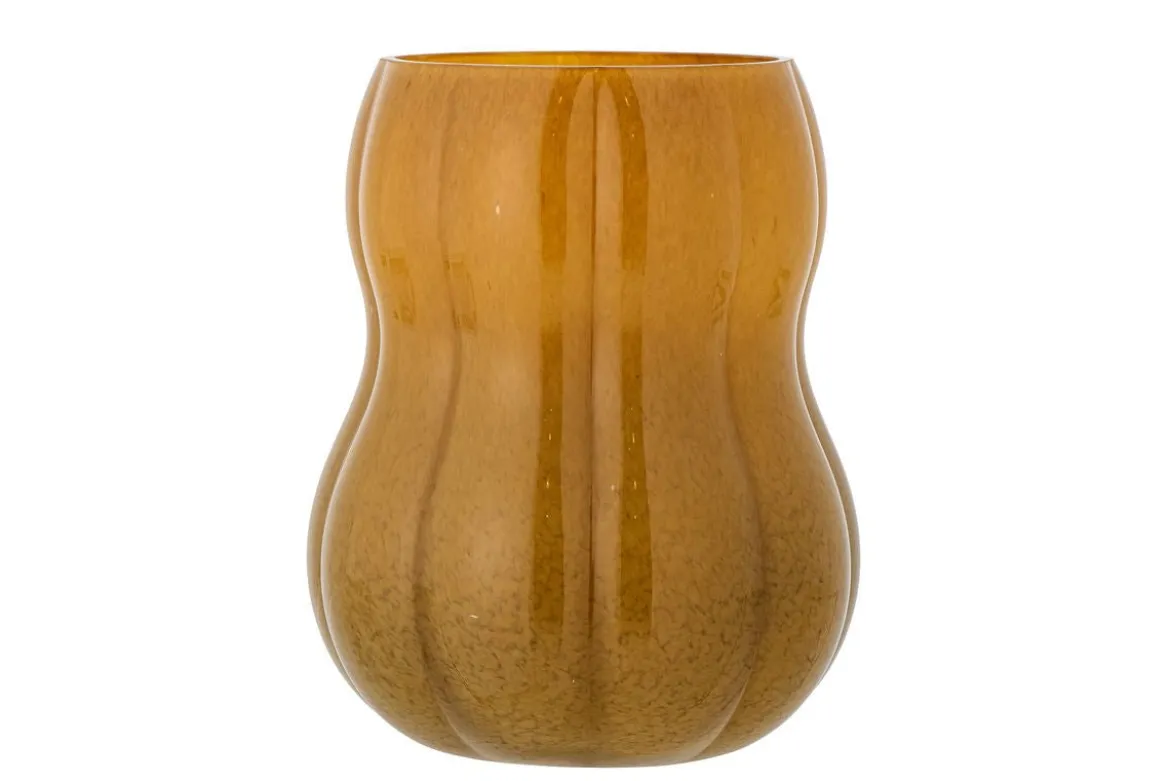 Vase „Brunella“ – Braunes Glas
