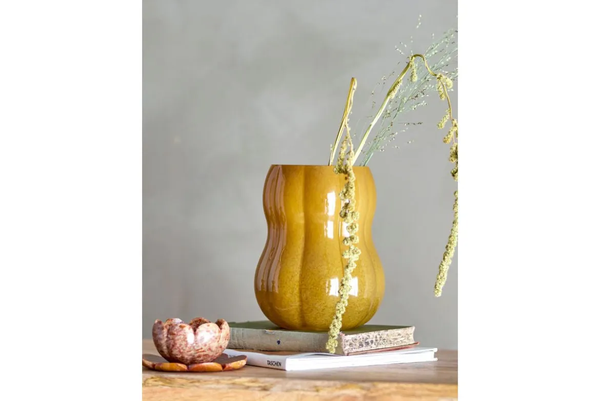 Vase „Brunella“ – Braunes Glas
