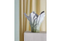 Vase „Caleya“ – Grünes Steingut