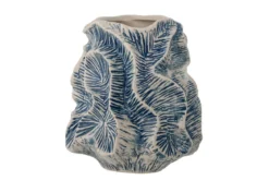 Vase „Calira“ – Blaues Steingut