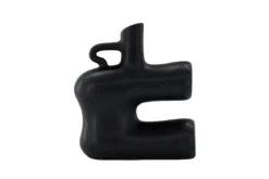 Vase Calvera 19 cm – Skulpturales Designobjekt in Weiß oder Schwarz