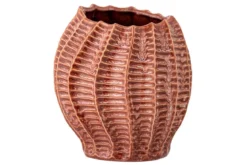 Vase „Cori“ – Keramikvase mit Rillen