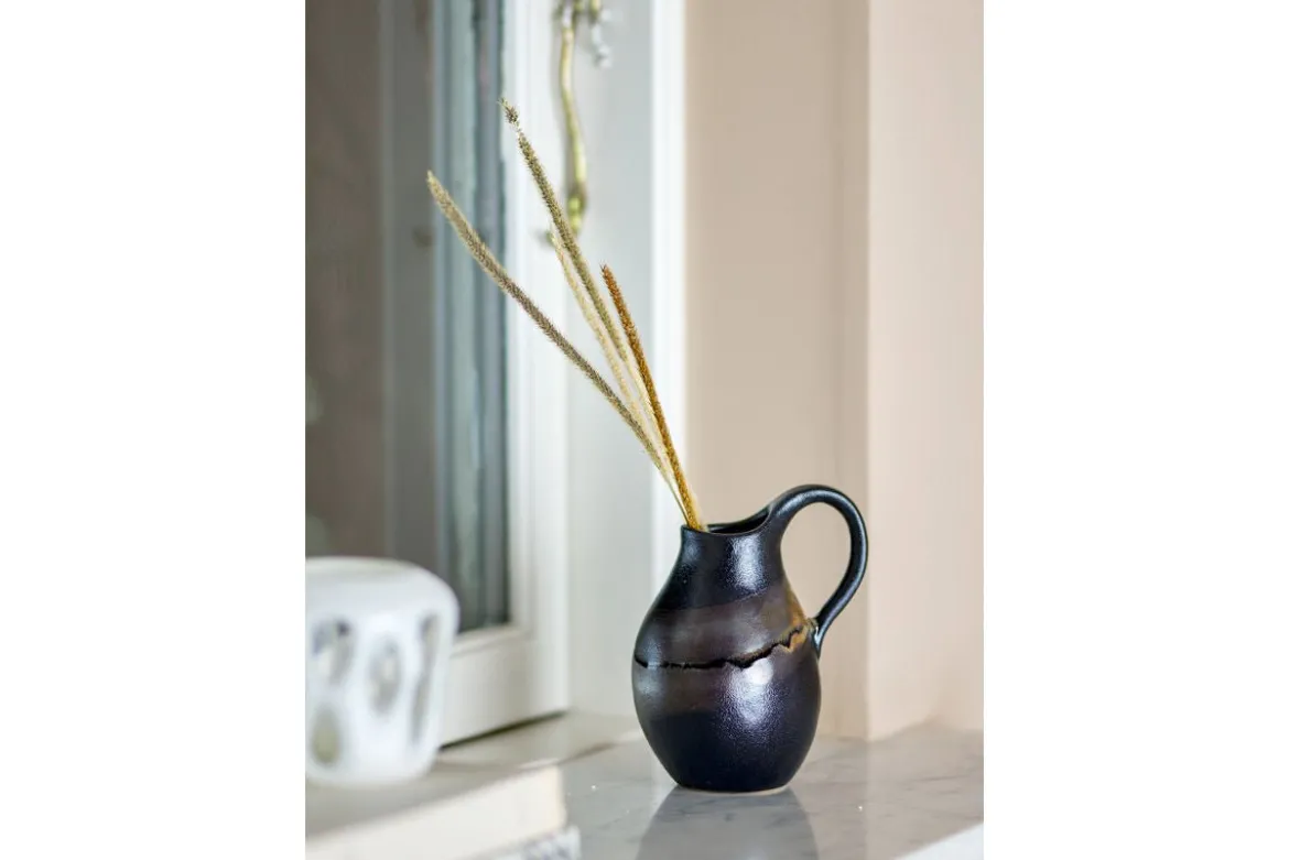 Vase „Dark Alexa“ – aus Steingut