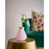 Vase Edona – Mundgeblasenes Glas mit sanfter Riffelung