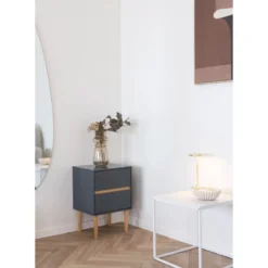 Vase „Eleni“ – Rauchglas in sanftem Braun