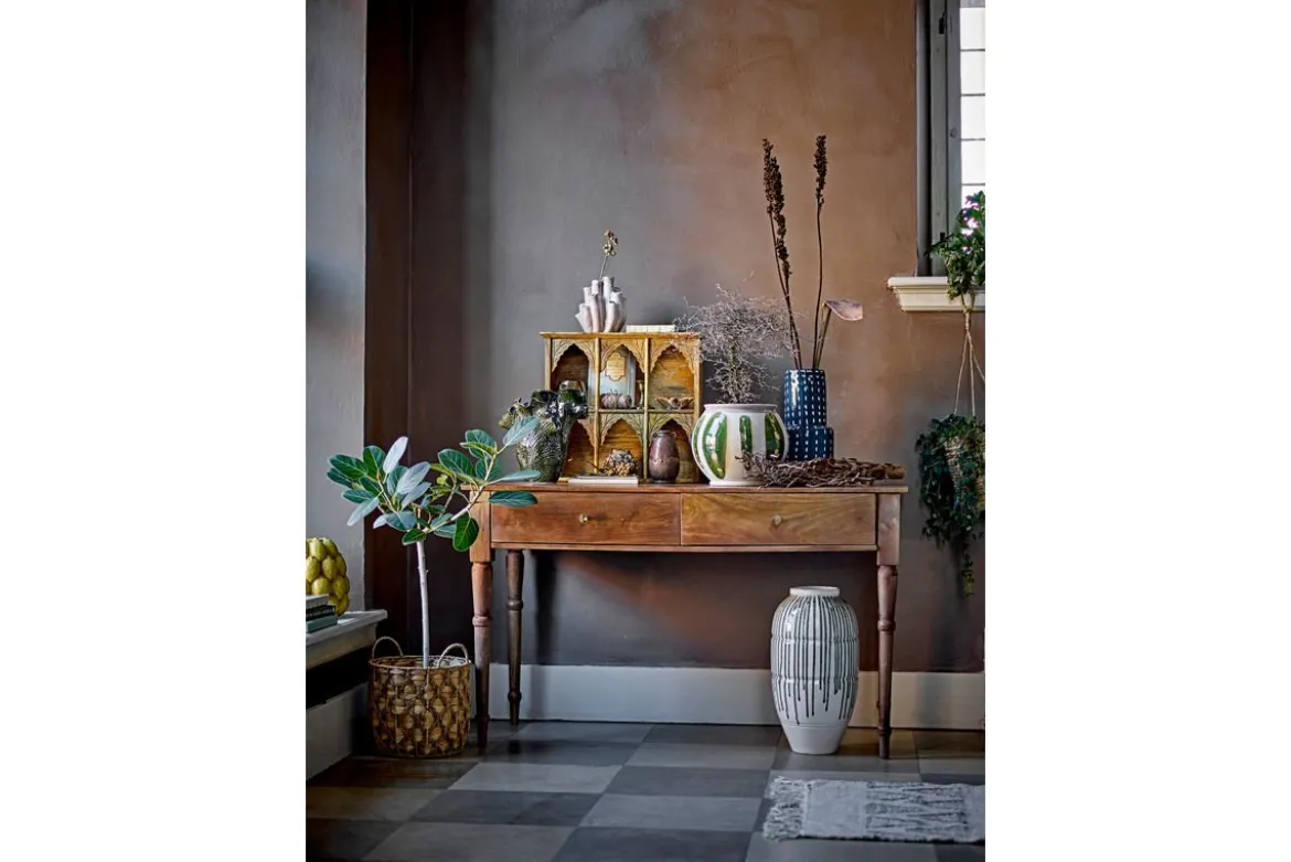 Vase Elio - Braun, aus Steingut