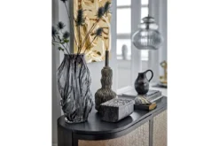 Vase „Elowen“ – Graues Glas