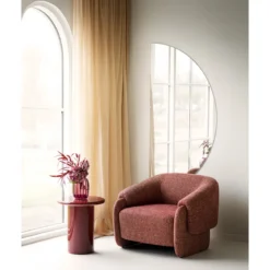Vase Elvarin - edle Keramikvase in rot