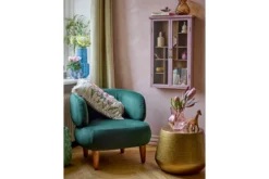 Vase „Elvion“ – Blaues Glas