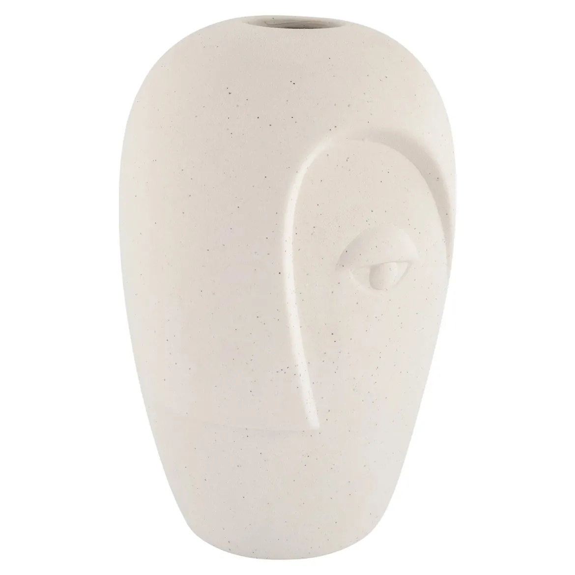 Vase „Elyra“ – Sandfarbenes Keramik-Design