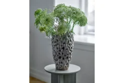 Vase „Flecht“ – aus Steingut