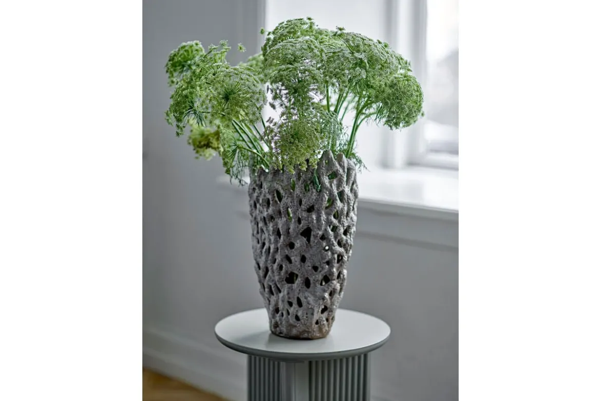 Vase „Flecht“ – aus Steingut