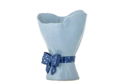 Vase „Florielle“ – Blaues Steingut