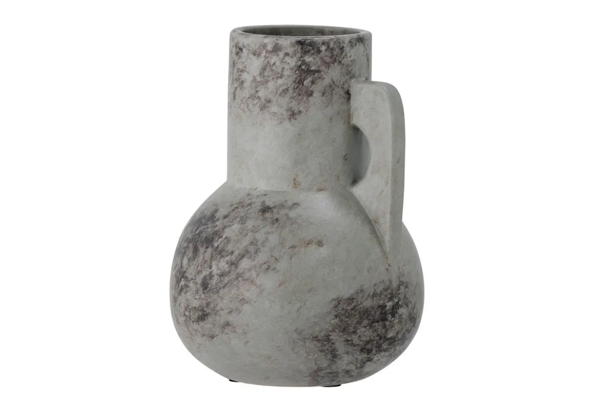 Vase "Grounded" - graue Keramikvase