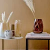 Vase "Ismar" - aus hellem Steingut