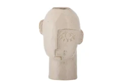 Vase „Izzra“ – aus hellem Steingut