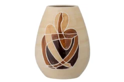 Vase "JONI" - bemaltes Steingut