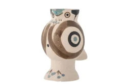 Vase „Kareen“ – Naturfarbenes Steingut