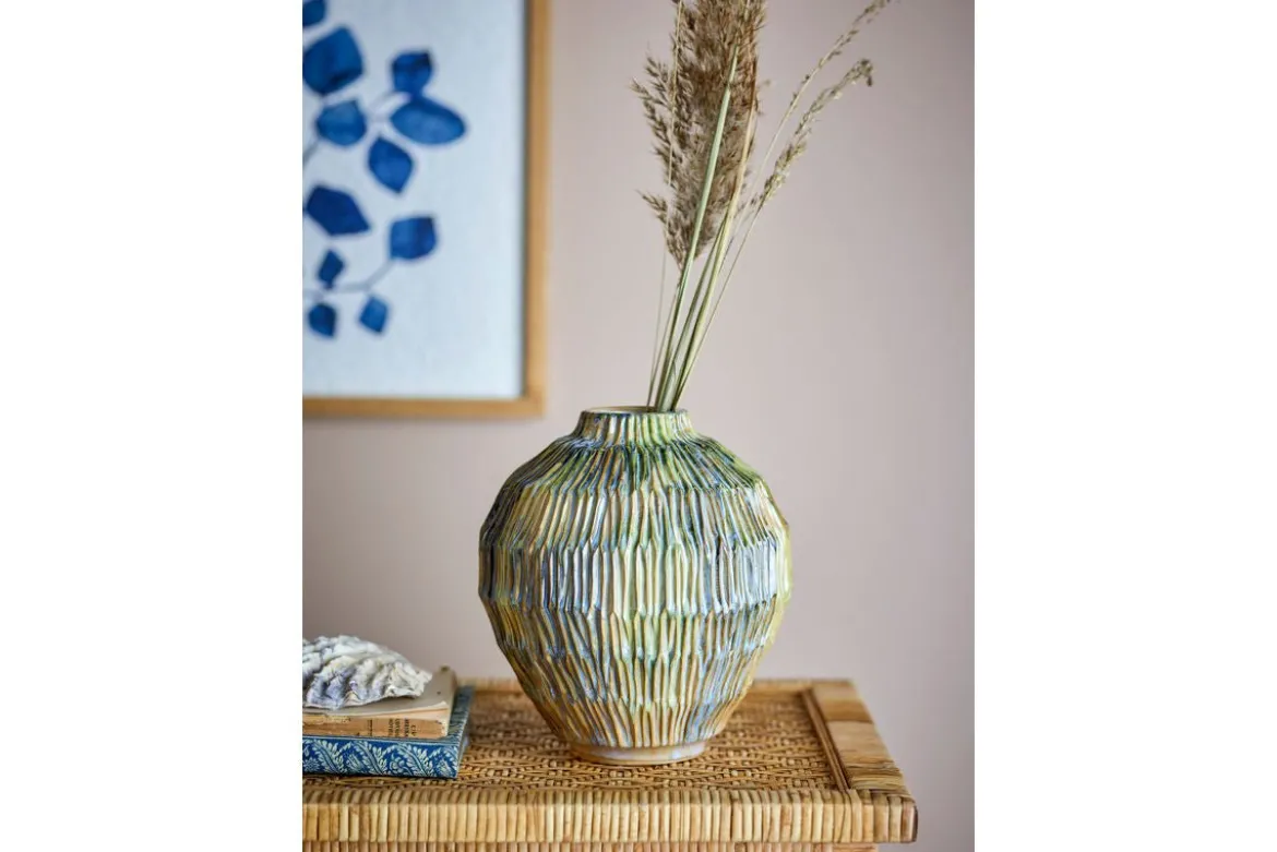 Vase „Kunterbunt“ – aus Steingut