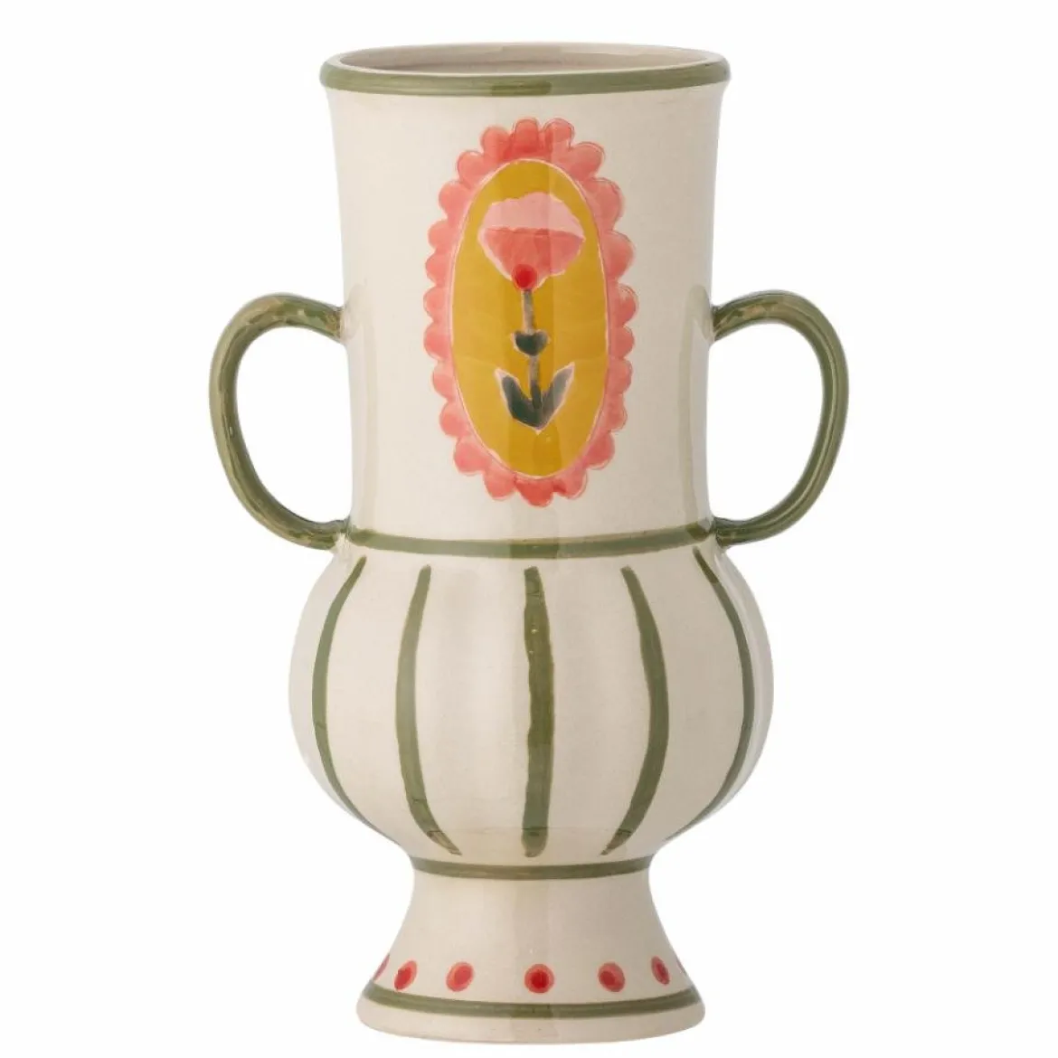 Vase Lilam - Bunt, aus Steingut
