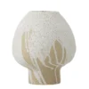 Vase „Lina“ – Naturfarbenes Steingut