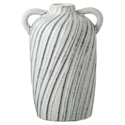 Vase Linea Blu – Keramikvase mit Griffen