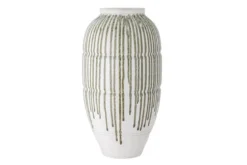 Vase „Lioren“ – Grünes Steingut