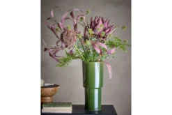 Vase Lizi - Grün, aus Steingut