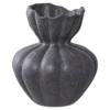 Vase „Lunara“ – Keramik in Schwarz