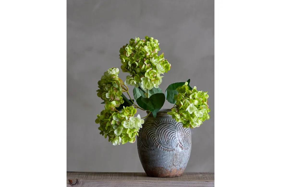 Vase „Lunara“ – Terrakotta in Grün