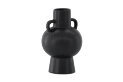 Vase „Lunaro“ – Weiß oder Schwarz, Steinzeug