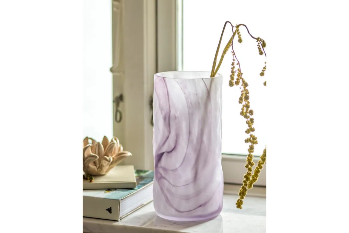 Vase „Lunava“ – Violettes Glas