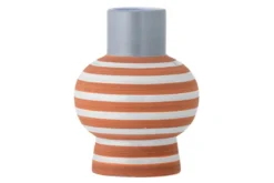 Vase Mara - Orange, aus Steingut