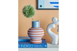 Vase Mara - Orange, aus Steingut