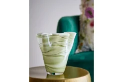 Vase „Mari“ – Grünes Glas
