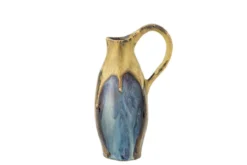 Vase „Marivo“ – Steinzeug mit metallischer Glasur