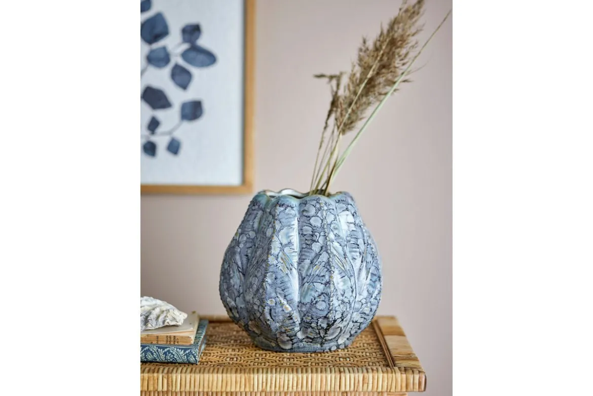 Vase „Marlen“ – Steingut mit reaktiver Glasur