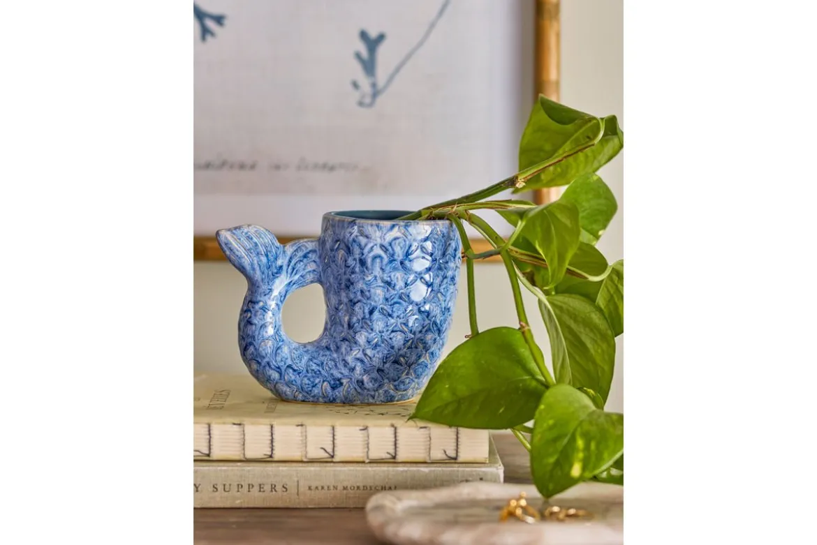 Vase „Marmaid“ – aus Steingut