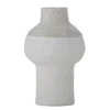 Vase "Mystery Wall" - weißes Steingut