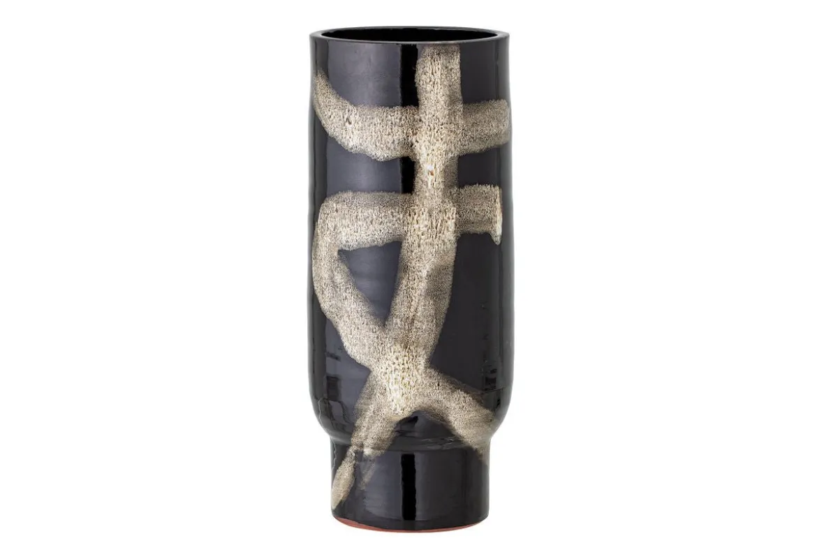 Vase "Namibia" - braune Terrakottavase