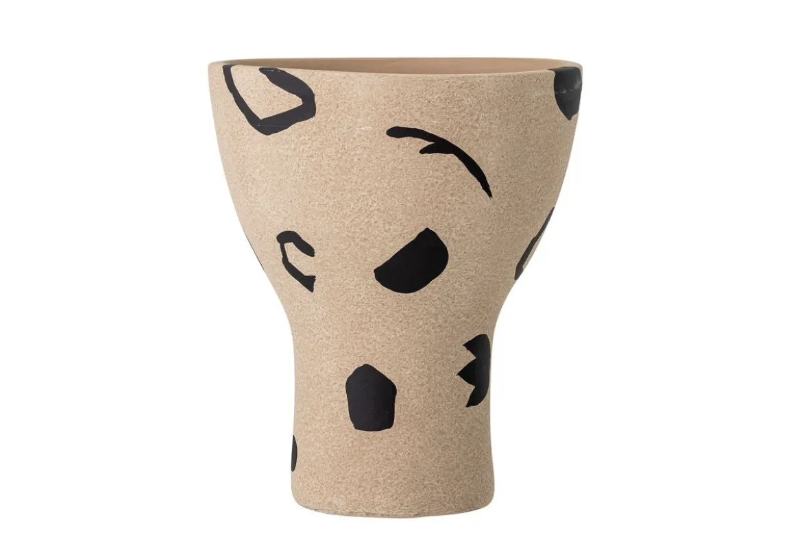 Vase "Nature Hippster" - braune Terrakottavase