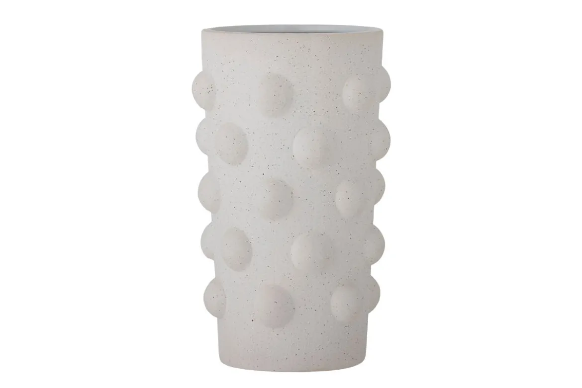 Vase „Nayela“ – Weißes Steingut
