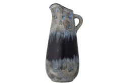 Vase „Noira“ – Steingut in Schwarz