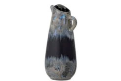 Vase „Noira“ – Steingut in Schwarz