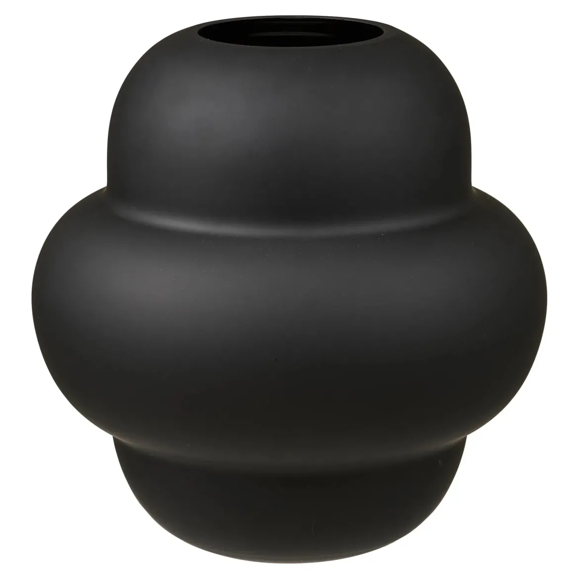 Vase Noir – Glas in skulpturaler Form