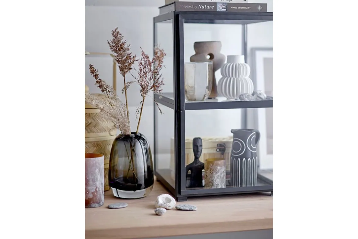 Vase „Nordia“ – Steingut in Weiß